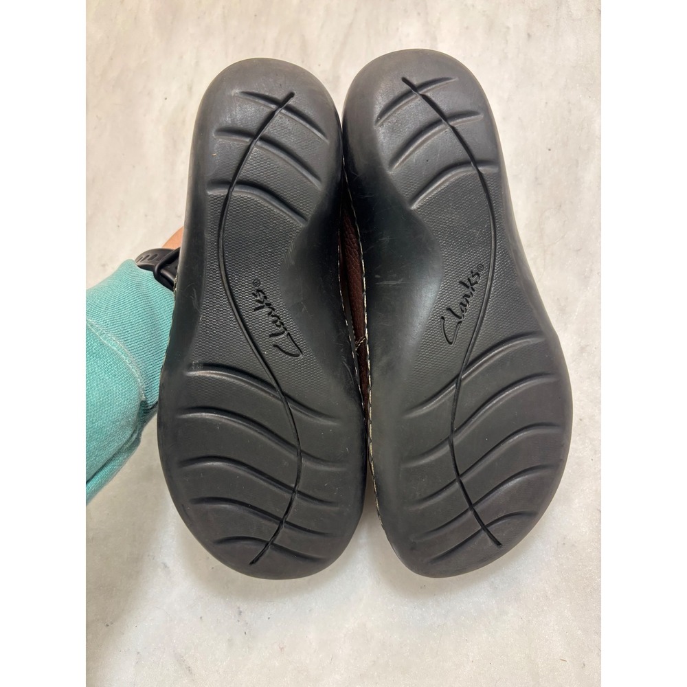 Clarkson Collection Womens Dark Brown Leather Slip On Shoes Comfort Size 6 - Picture 8 of 8